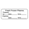 Nevs Label, Fresh Frozen Plasma 3/4" x 2" White w/Black LBW-0019 - alternate 1